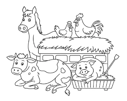 desenhos de fazenda para colorir e imprimir para imprimir e colorir - imagem 5